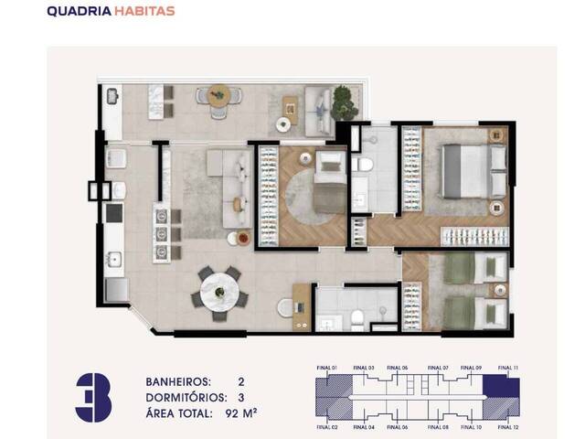 #39 - Apartamento para Venda em São José dos Campos - SP - 2